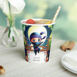 Spion Kinderen Ninja Verjaardag Papieren Bekers