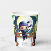 Spion Kinderen Ninja Verjaardag Papieren Bekers (Voorkant)