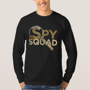 Spionage-eenheid Politie Misdaad Onderzoeker Parti T-shirt