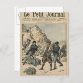 Spionage in Frankrijk Arrestatie van een Engelse k Briefkaart (Voorkant / Achterkant)