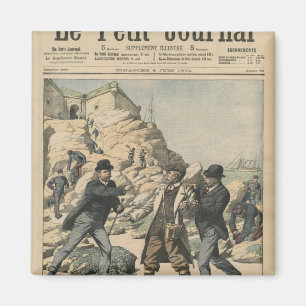 Spionage in Frankrijk Arrestatie van een Engelse k Magneet