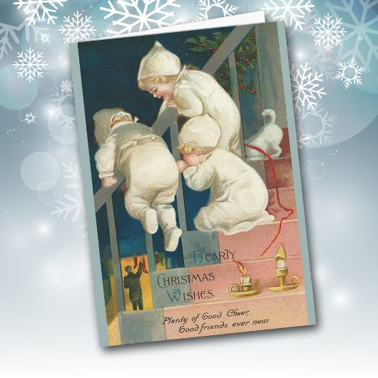  spionagekaart voor Kinder kerstkaarten Feestdagen Kaart