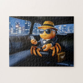 Spionagekrab rijdt in Stretch Limo Missie Legpuzzel