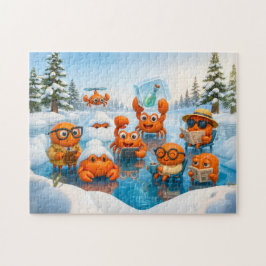 Spionagekrab Winterteam Op Arctische Missie Legpuzzel