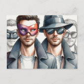 spionnen briefkaart (Voorkant)