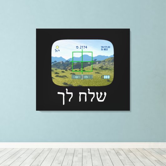 spionnen canvas afdruk (Insitu (Houten vloer))