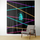 Spionnenfeest Laser Wandkleed (In situ)