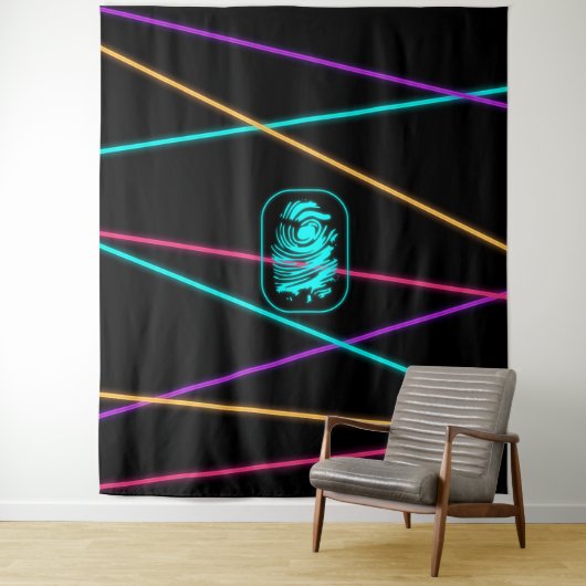 Spionnenfeest Laser Wandkleed (In situ)