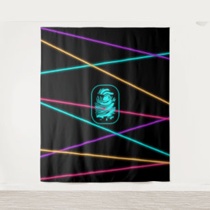 Spionnenfeest Laser Wandkleed