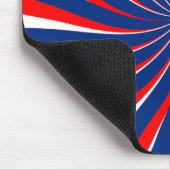 Spiraal blauw wit rood... muismat (Hoek)