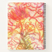 Spiraal bloeien notitieboek (Achterkant)