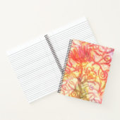 Spiraal bloeien notitieboek (Binnen)