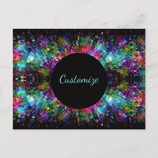 Spiraal Briefkaart van glas (Voorkant)