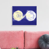 Spiraal Canvasprint Canvas Afdruk (Insitu (Woonkamer))