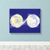 Spiraal Canvasprint Canvas Afdruk (Insitu (Houten vloer))