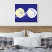 Spiraal Canvasprint Canvas Afdruk (Insitu (Slaapkamer))