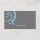 Spiraal Chat Visitekaartje (Achterkant)