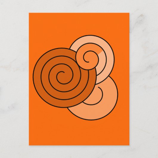 spiraal-designhi briefkaart (Voorkant)