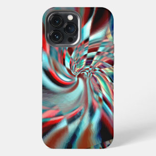 Spiraal die ontstaat uit een schuine vierkant, zac iPhone 13 pro max hoesje