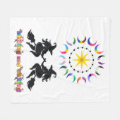 Spiraal Foto Notitieboek Fleece Deken (Voorkant (Horizontaal))