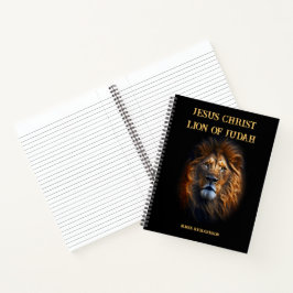 Spiraal Foto Notitieboek Jesus Christ Lion of Juda