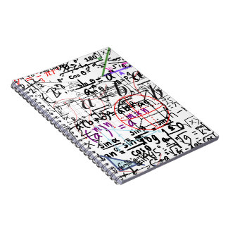 Spiraal Foto Notitieboek wiskunden patterned
