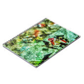 Spiraal Foto Notitieboek wit gewoon abstract (Linkerzijde)