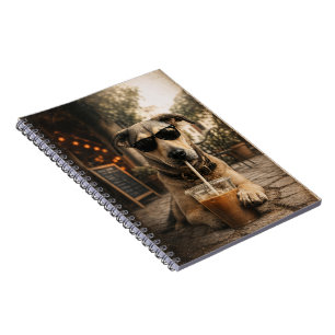 Spiraal Foto NotitieboekVintage Retro Hond Muur Ku Notitieboek