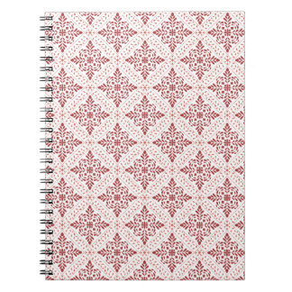 Spiraal fotoboek met rood en roze ontwerp notitieboek
