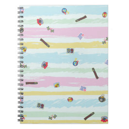 Spiraal fotoboek – Sports & Stripes Pastel Notitieboek