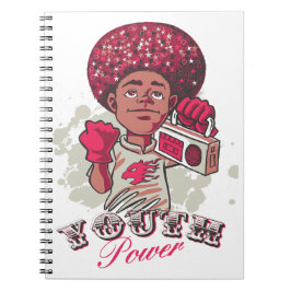 Spiraal Fotoboek – YOUTH Power Afro & Boombox Notitieboek
