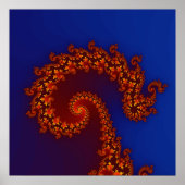 Spiraal fractaal Poster (Voorkant)
