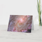 Spiraal Galaxy M83, in brand gestoken met stervorm Kaart (Voorkant)