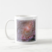 Spiraal Galaxy M83, in brand gestoken met stervorm Koffiemok (Links)