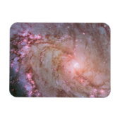 Spiraal Galaxy M83, in brand gestoken met stervorm Magneet (Horizontaal)