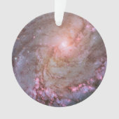 Spiraal Galaxy M83, in brand gestoken met stervorm Ornament (voorkant)