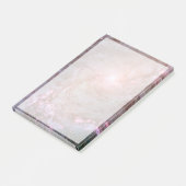 Spiraal Galaxy M83, in brand gestoken met stervorm Post-it® Notes (Schuin)