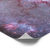 Spiraal Galaxy M83, in brand gestoken met stervorm Poster (Hoek)