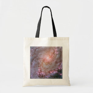 Spiraal Galaxy M83, in brand gestoken met stervorm Tote Bag