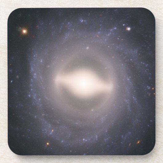 Spiraal Galaxy NGC 1015. Bier Onderzetter (Voorkant)
