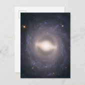 Spiraal Galaxy NGC 1015. Briefkaart (Voorkant / Achterkant)