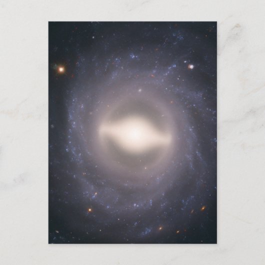 Spiraal Galaxy NGC 1015. Briefkaart (Voorkant)