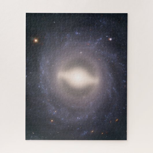 Spiraal Galaxy NGC 1015. Legpuzzel (Verticaal)