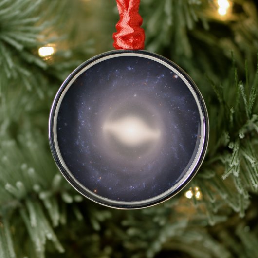 Spiraal Galaxy NGC 1015. Metalen Ornament (Boom)