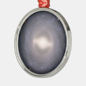 Spiraal Galaxy NGC 1015. Metalen Ornament (Links)