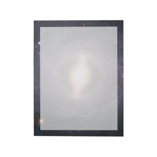 Spiraal Galaxy NGC 1015. Notitieblok (Linkerzijde)