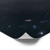 Spiraal Galaxy NGC 1015. Poster (Hoek)