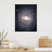 Spiraal Galaxy NGC 1015. Poster (Keuken)