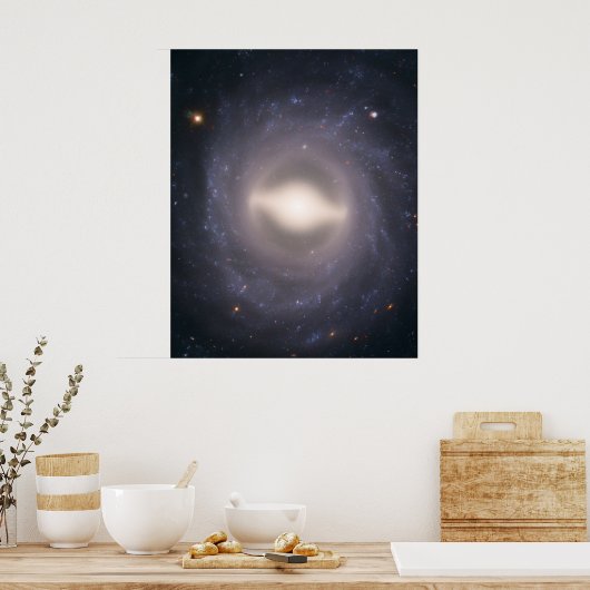 Spiraal Galaxy NGC 1015. Poster (Keuken)