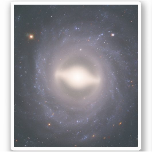 Spiraal Galaxy NGC 1015. Sticker (Voorkant)
